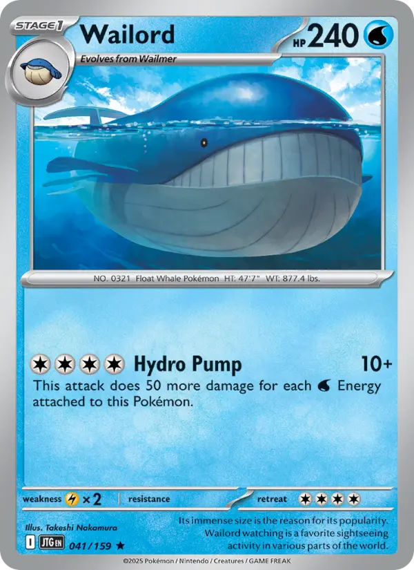 Wailord, Journey Together #41