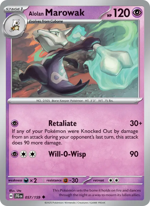 Alolan Marowak, Journey Together #57