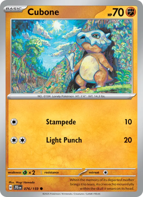 Cubone, Journey Together #76