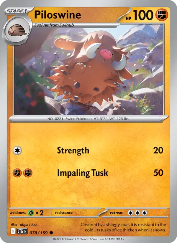 Piloswine, Journey Together #78