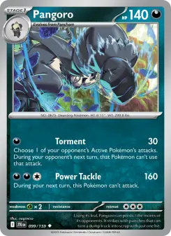 Pangoro, Journey Together #99/159