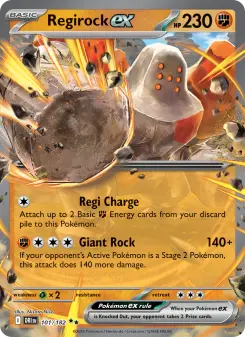 Regirock ex, Destined Rivals #101/182