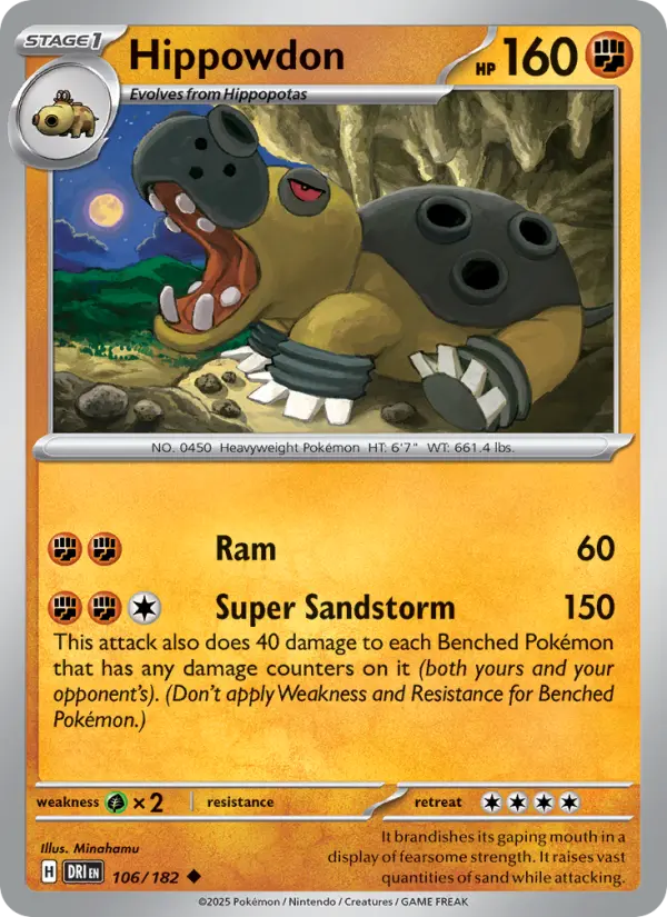Hippowdon, Destined Rivals #106