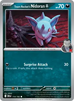 Team Rocket's Nidoran♀, Destined Rivals #114/182