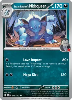 Team Rocket's Nidoqueen, Destined Rivals #116/182
