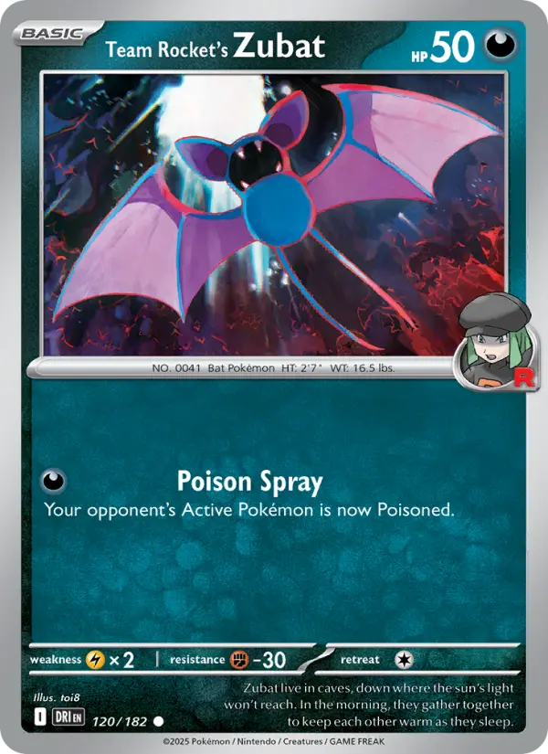 Team Rocket's Zubat, Destined Rivals #120