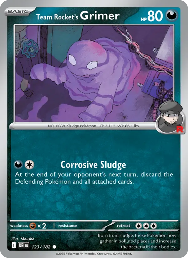 Team Rocket's Grimer, Destined Rivals #123