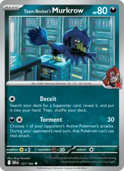 Team Rocket's Murkrow, Destined Rivals #127/182