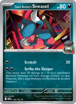 Team Rocket's Sneasel, Destined Rivals #128/182