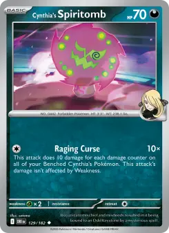 Cynthia's Spiritomb, Destined Rivals #129/182
