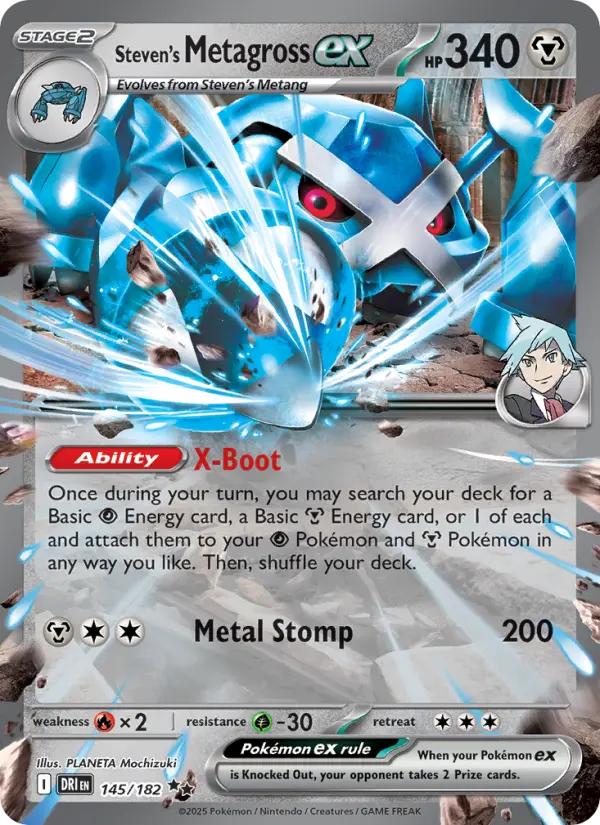 Steven's Metagross ex, Destined Rivals #145
