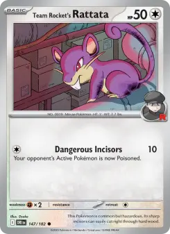 Team Rocket's Rattata, Destined Rivals #147/182