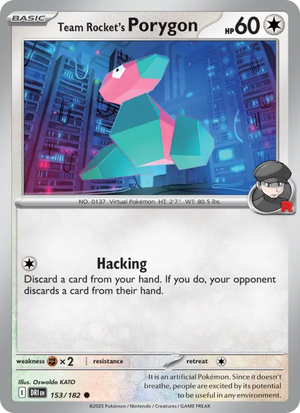 Team Rocket's Porygon, Destined Rivals #153