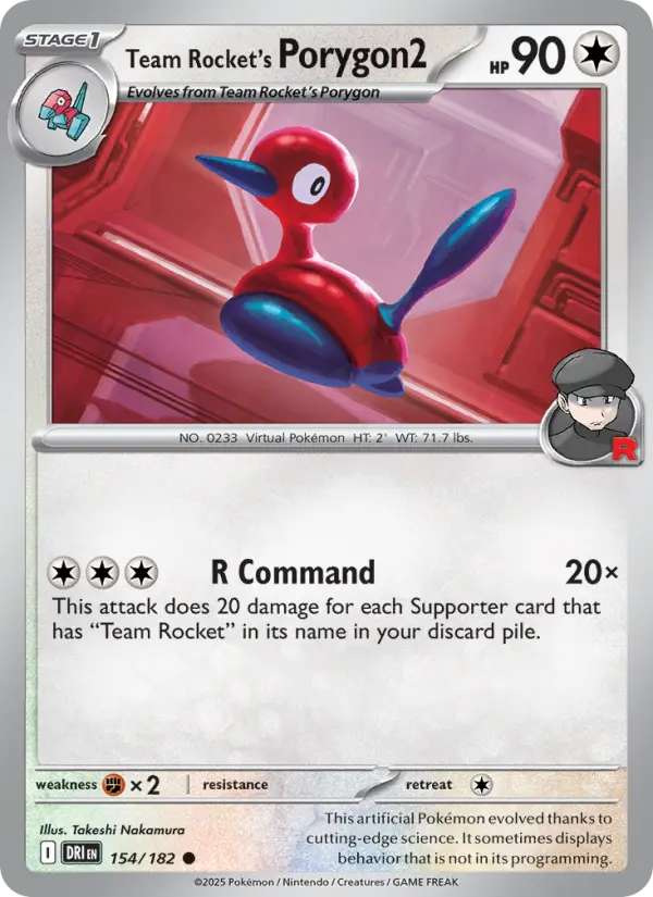 Team Rocket's Porygon2, Destined Rivals #154