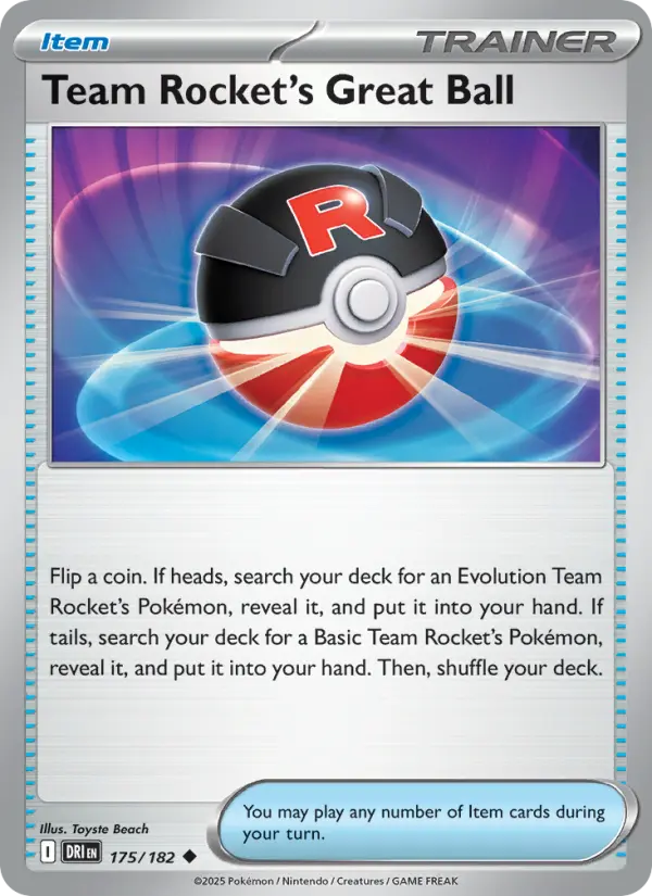 Team Rocket's Great Ball, Destined Rivals #175