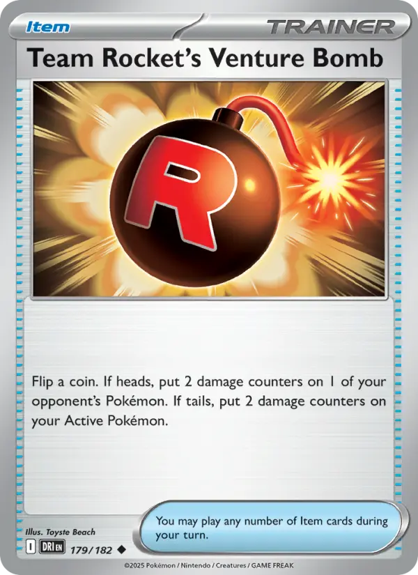 Team Rocket's Venture Bomb, Destined Rivals #179