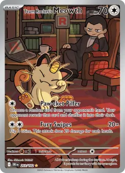 Team Rocket's Meowth, Destined Rivals #203/182