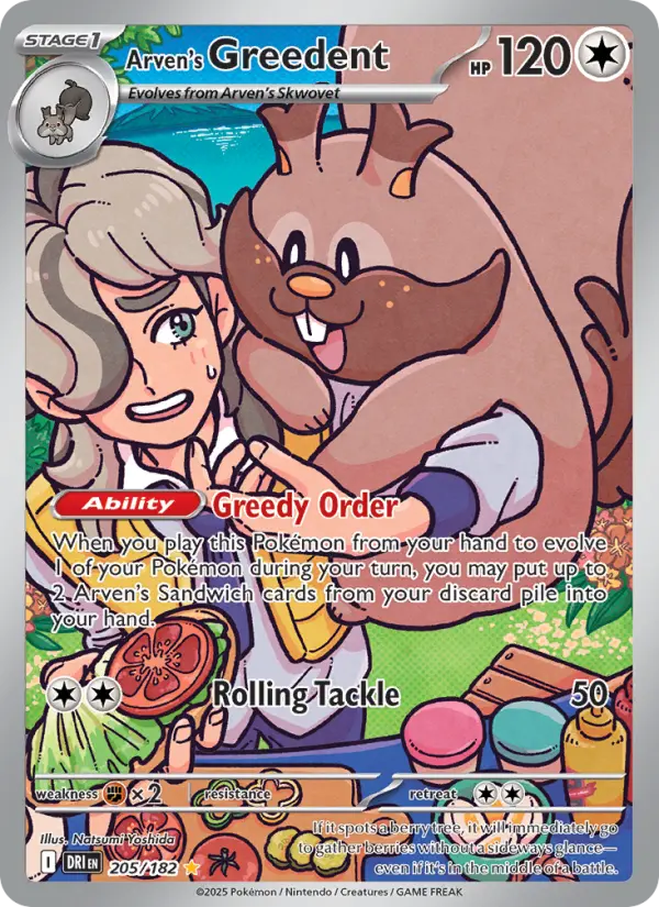 Arven's Greedent, Destined Rivals #205
