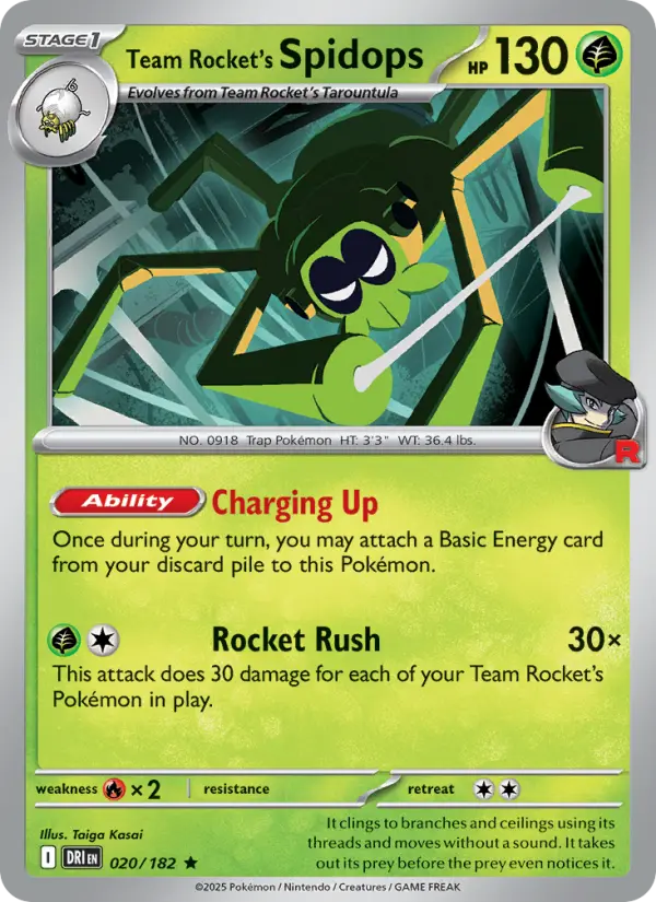 Team Rocket's Spidops, Destined Rivals #20