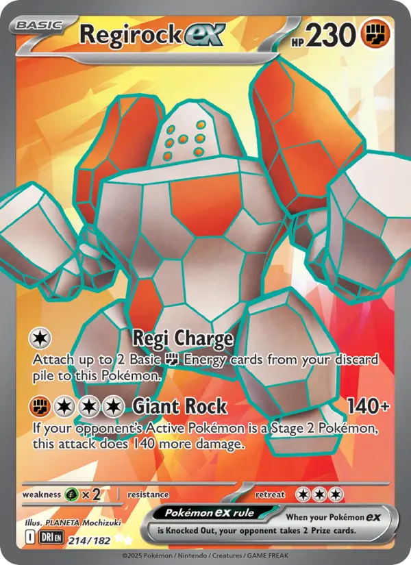 Regirock ex, Destined Rivals #214