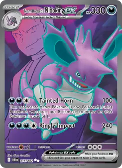 Team Rocket's Nidoking ex, Destined Rivals #216/182