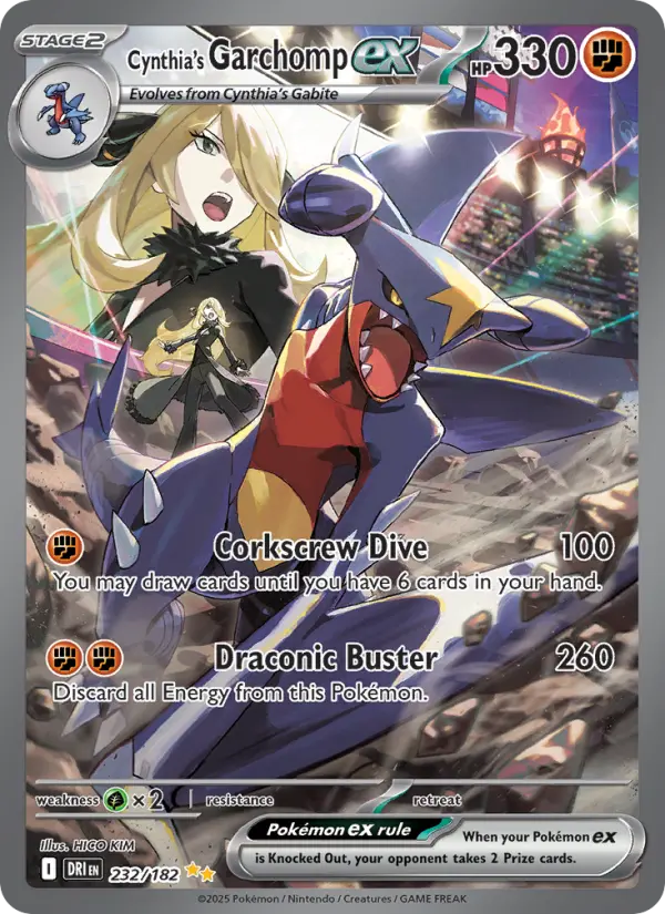 Cynthia's Garchomp ex, Destined Rivals #232