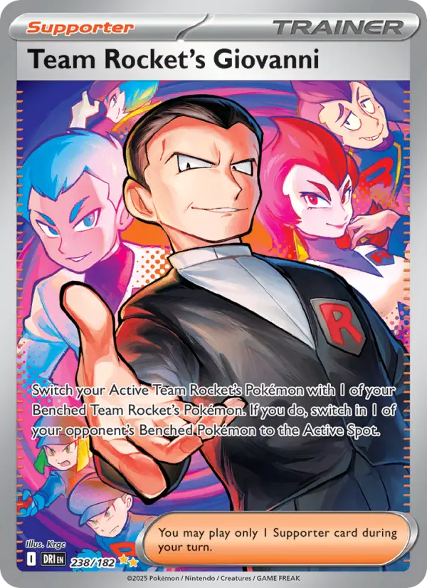 Team Rocket's Giovanni, Destined Rivals #238