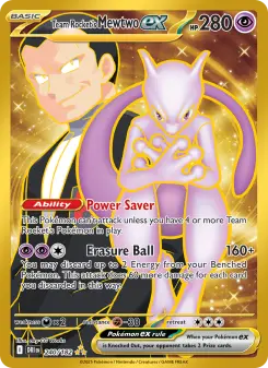 Team Rocket's Mewtwo ex, Destined Rivals #240/182