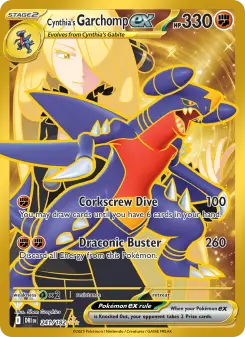Cynthia's Garchomp ex, Destined Rivals #241/182