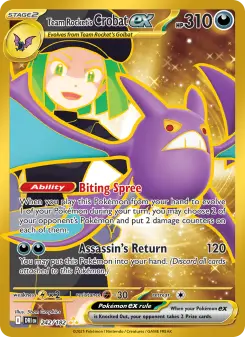 Team Rocket's Crobat ex, Destined Rivals #242/182