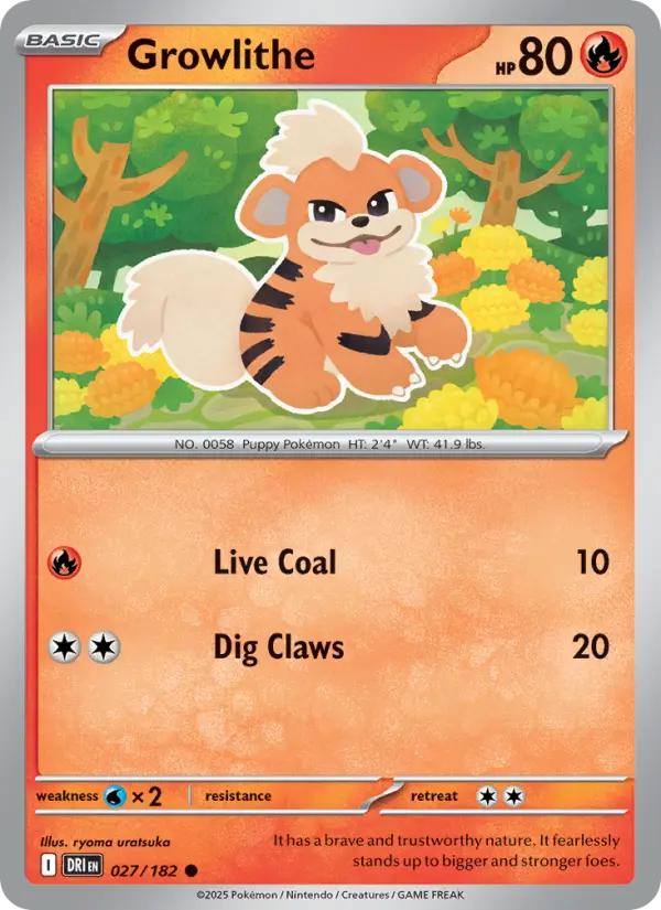 Growlithe, Destined Rivals #27