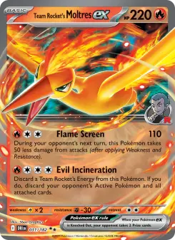 Team Rocket's Moltres ex, Destined Rivals #31/182