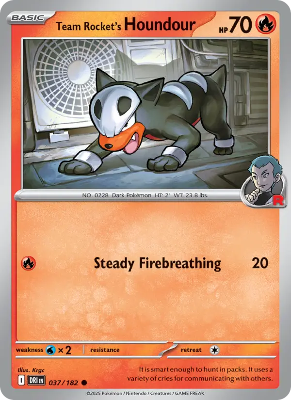 Team Rocket's Houndour, Destined Rivals #37
