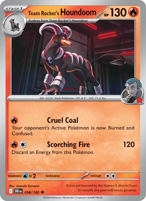 Team Rocket's Houndoom, Destined Rivals #38