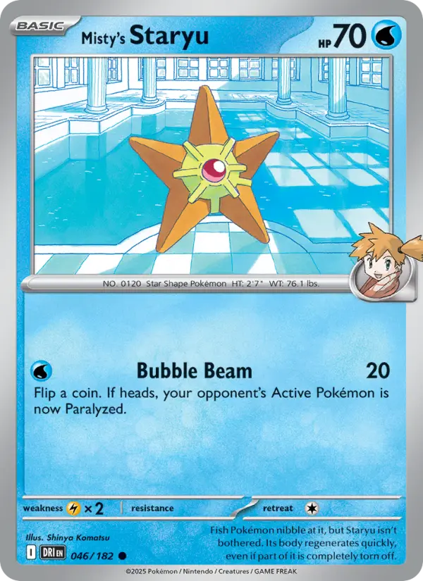 Misty's Staryu, Destined Rivals #46