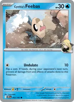 Cynthia's Feebas, Destined Rivals #52/182