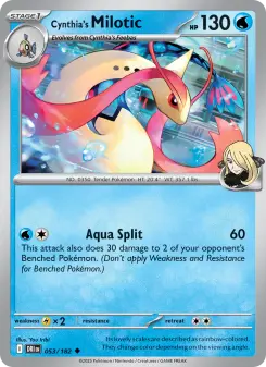 Cynthia's Milotic, Destined Rivals #53/182