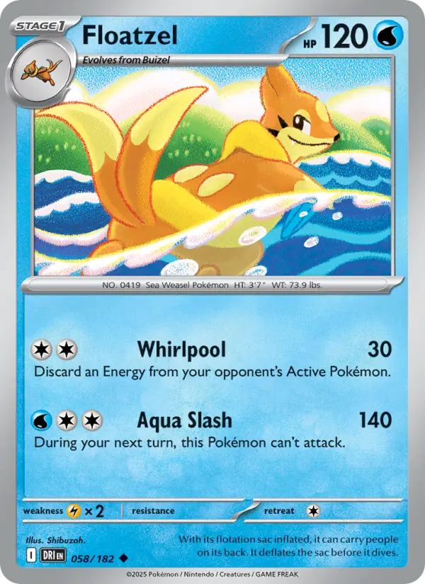 Floatzel, Destined Rivals #58