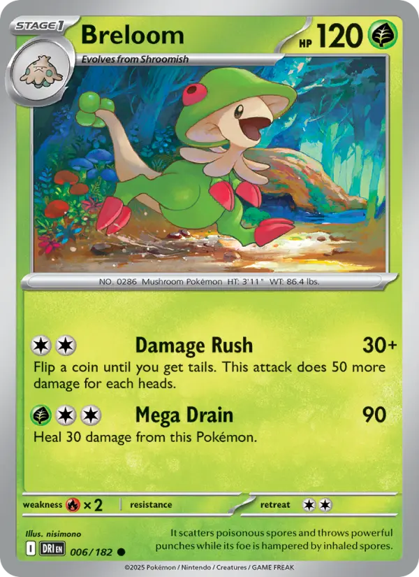 Breloom, Destined Rivals #6