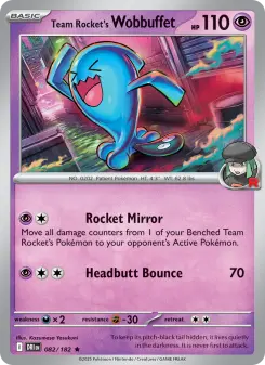 Team Rocket's Wobbuffet, Destined Rivals #82/182