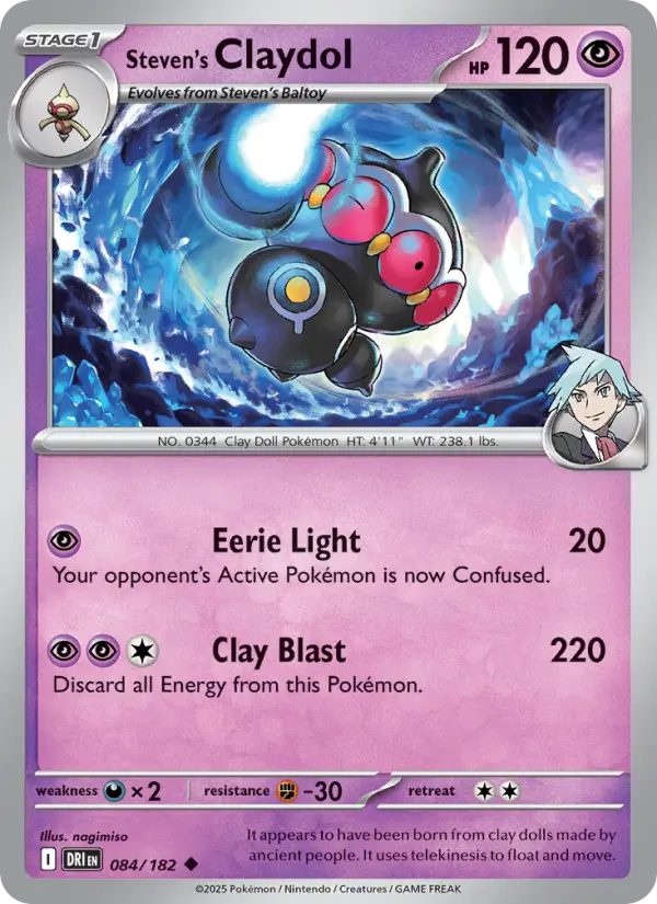 Steven's Claydol, Destined Rivals #84