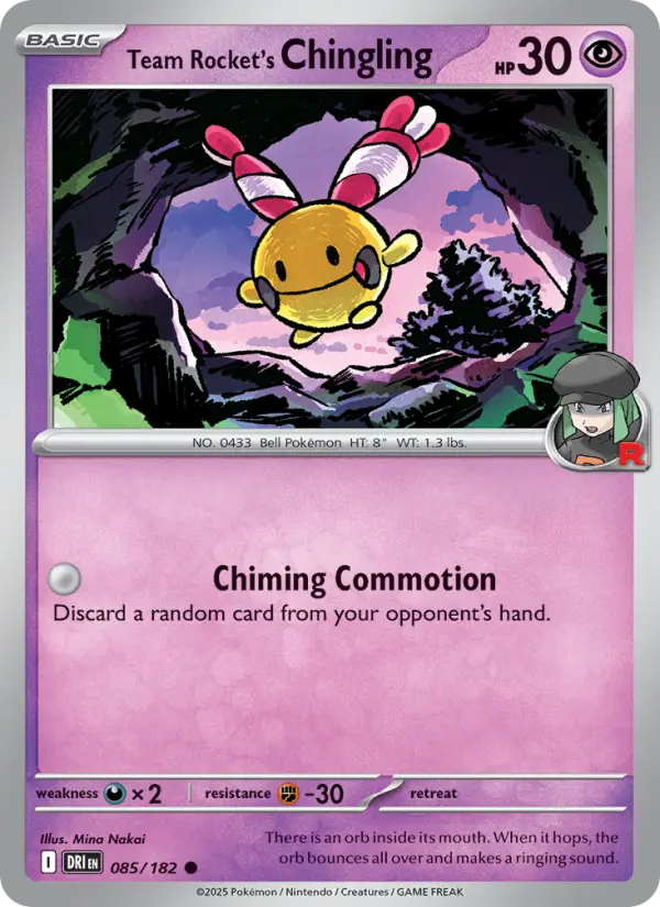 Team Rocket's Chingling, Destined Rivals #85