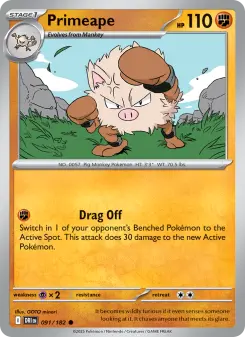 Primeape, Destined Rivals #91/182