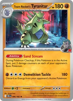 Team Rocket's Tyranitar, Destined Rivals #96/182