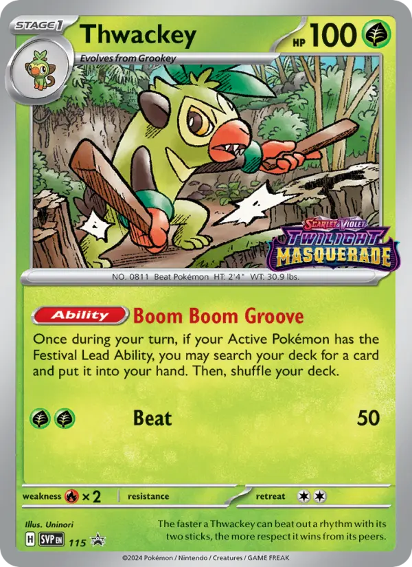 Thwackey, SVP Black Star Promos #115
