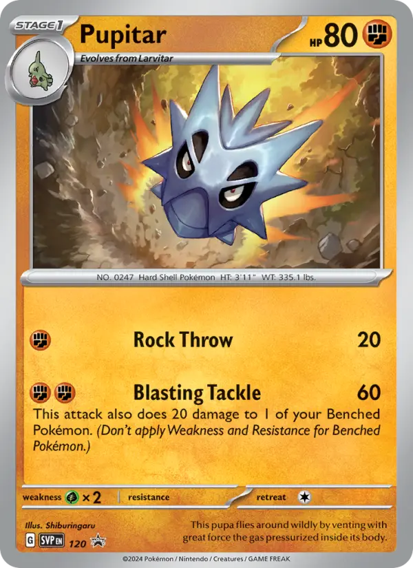 Pupitar, SVP Black Star Promos #120