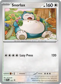 Snorlax, SVP Black Star Promos #122/225