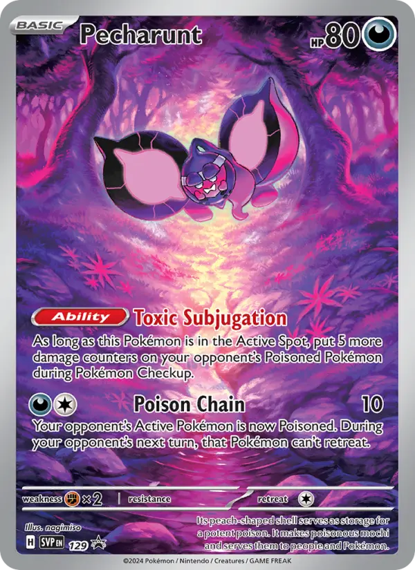 Pecharunt, SVP Black Star Promos #129