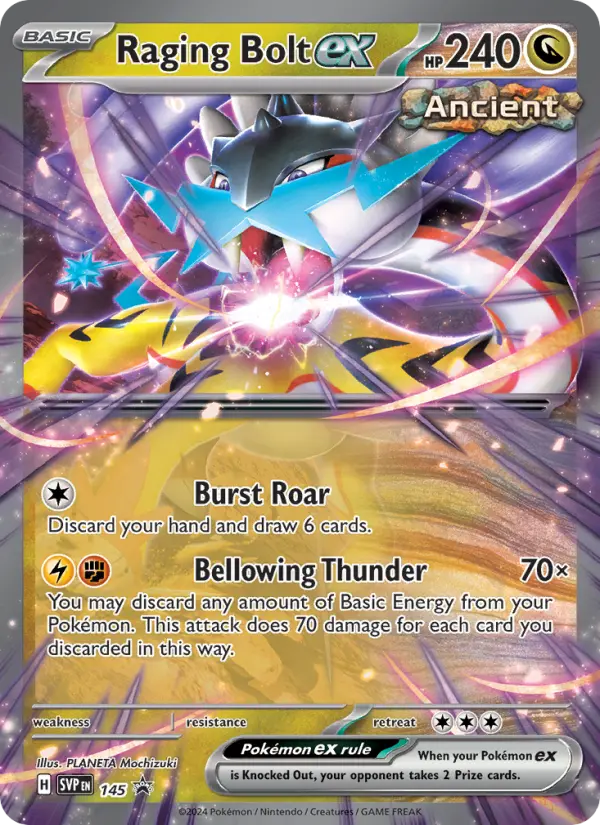 Raging Bolt ex, SVP Black Star Promos #145