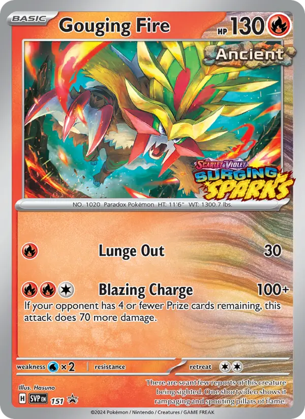 Gouging Fire, SVP Black Star Promos #151